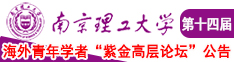 大几八操逼视频南京理工大学第十四届海外青年学者紫金论坛诚邀海内外英才！